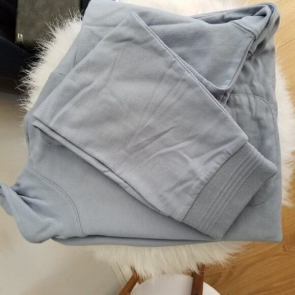 Slate and Stone Zip French Terry Sweatshirt, Light Blue, Size, Large, NWT - Picture 8 of 8